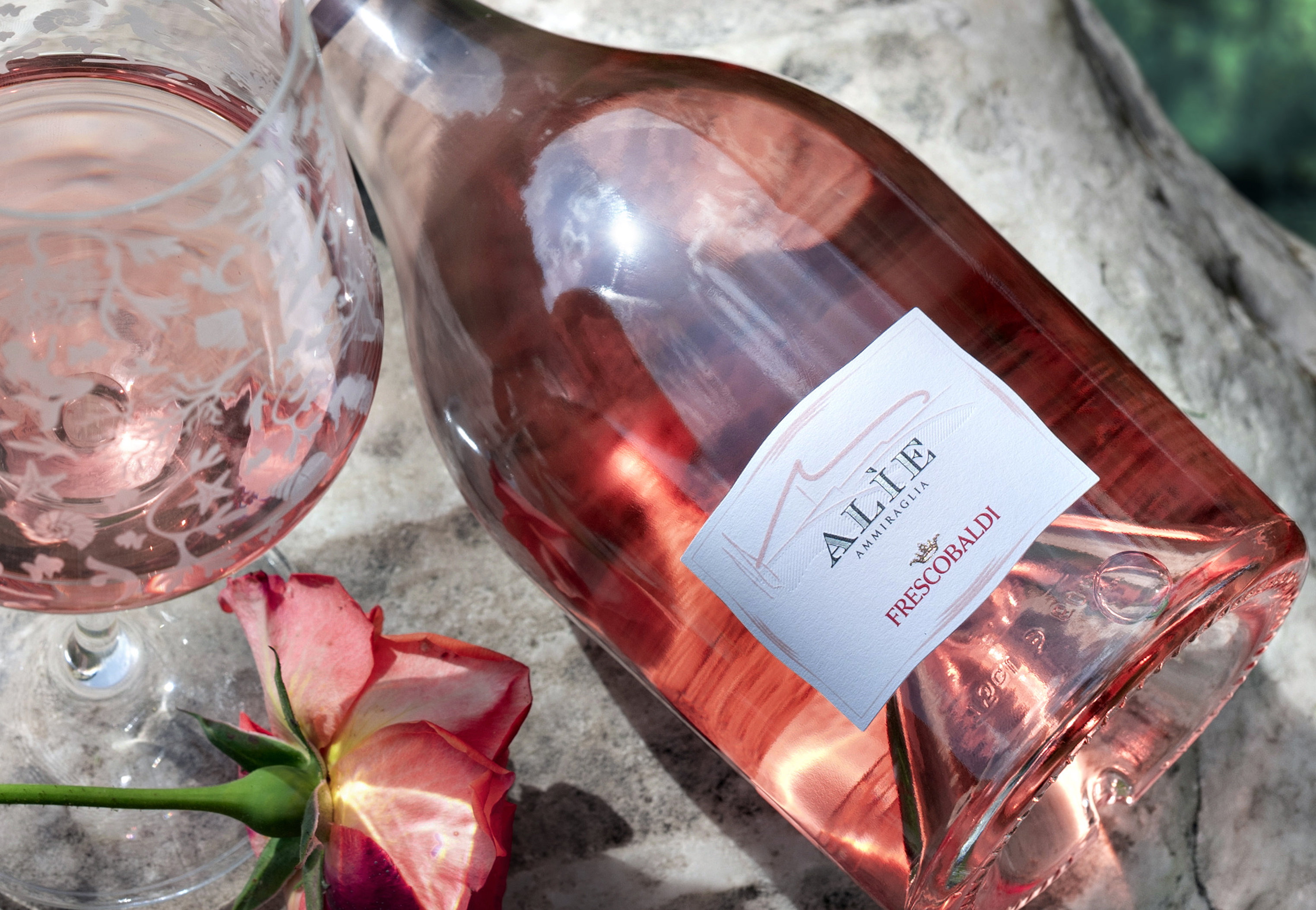 Etichetta vino Rosè Alìe di Frescobaldi Ammiraglia